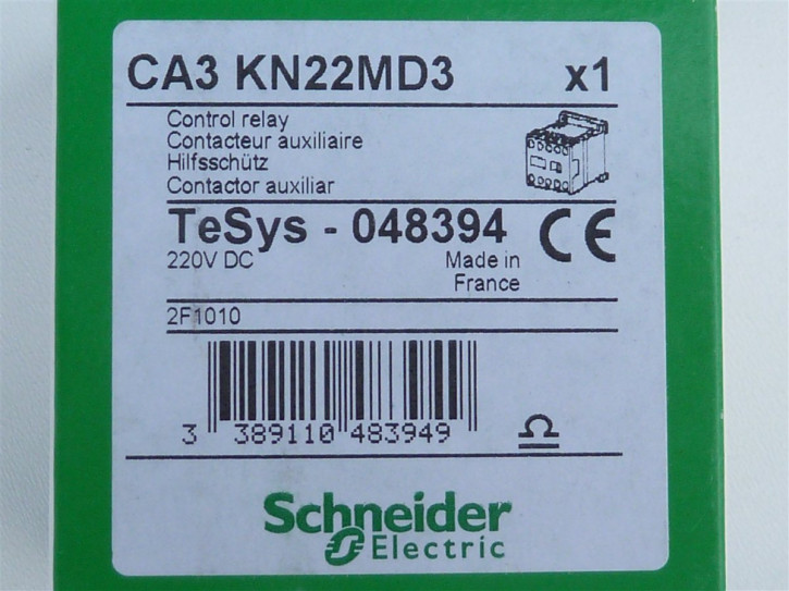 Schneider CA3 KN22MD3 Hilfsschütz TeSys-048394 220V 