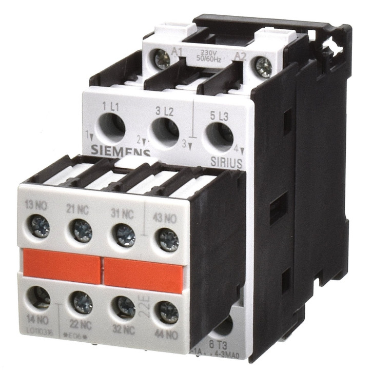 Siemens 3RT1026-1AL24-3MA0 Schütz 11KW Spule 230VAC