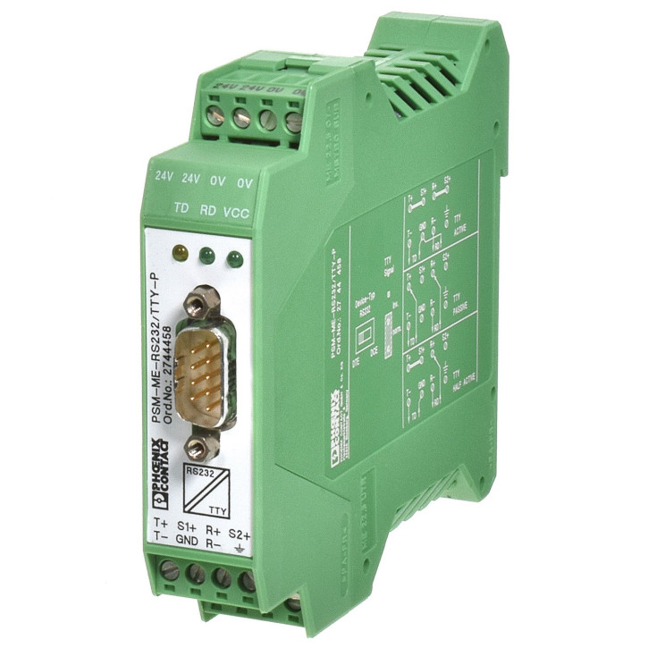 Phoenix Contact PSM-ME-RS232/TTY-P Schnittstellenumsetzer 2744458
