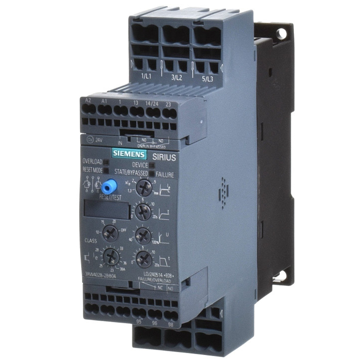 Siemens 3RW4028-2BB04 Sanftstarter Softstarter 38A 18,5KW 