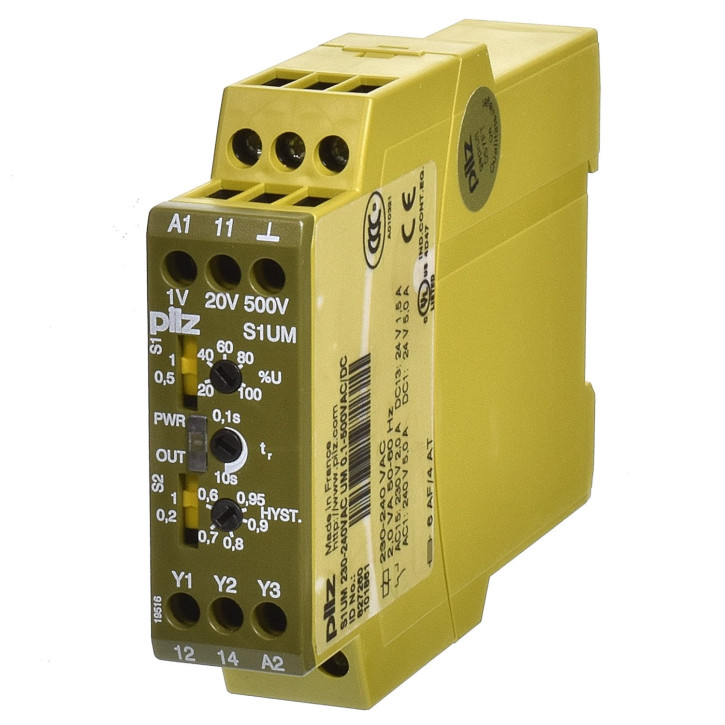 Pilz S1UM 23ß-240VAC UM 0.1-500VAC/DC Sicherheitsrelais 827260 aus Altbestand
