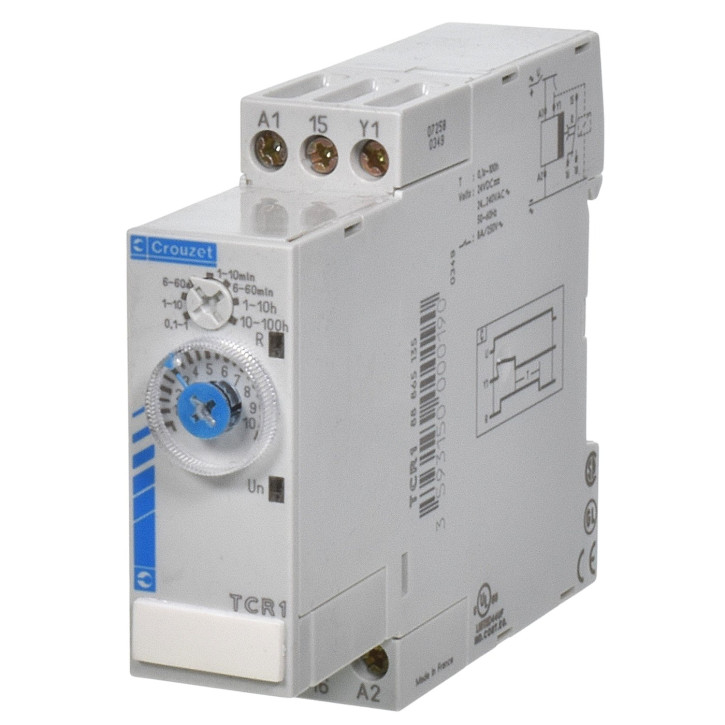 Crouzet TCR1 Zeitrelais 0,1s-100h 88865135