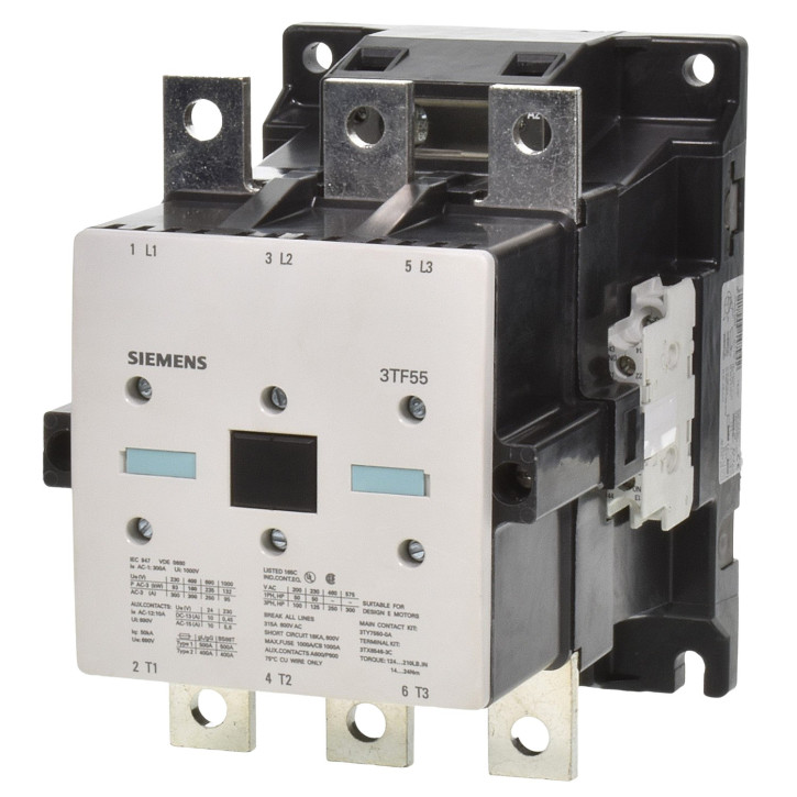 Siemens 3TF55 22-0AN2 Schütz 160KW Spule 220VAC