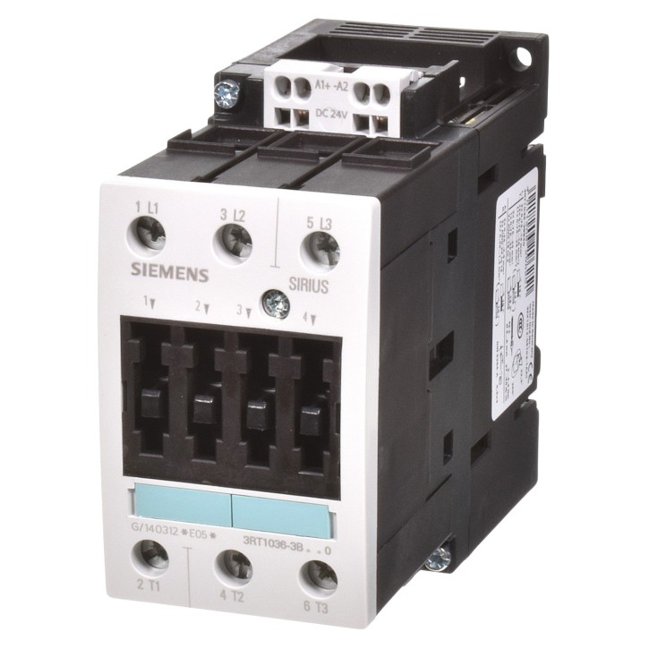 Siemens 3RT1036-3BB40 Schütz 22Kw Spule 24VDC