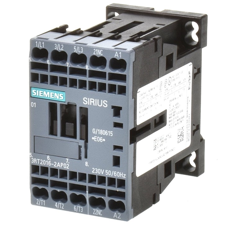 Siemens 3RT2016-2AP02 Schütz 4KW Spule 230VAC Siemens 3RT2016-2AP02 Schütz 4KW Spule 230VAC