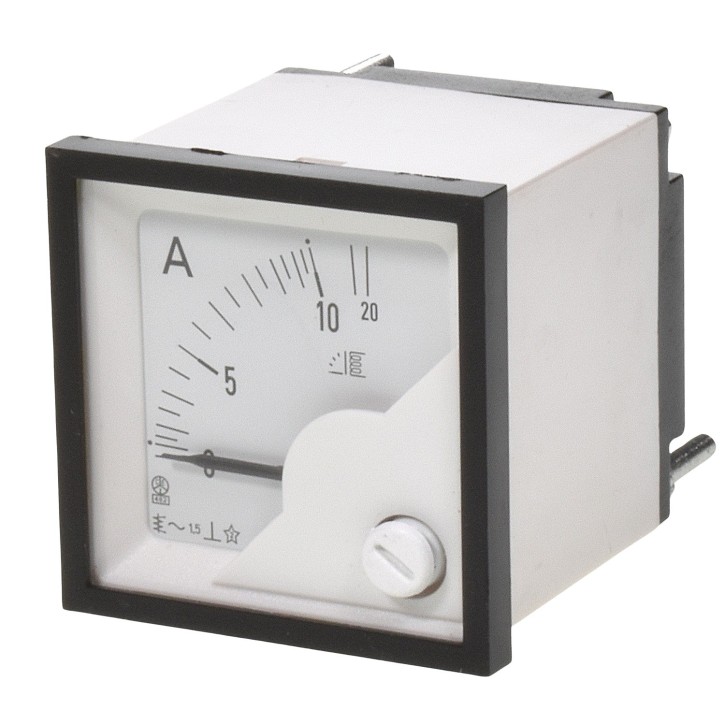Langer 48E Dreheisenmeßinstrument 10/20A 48x48mm