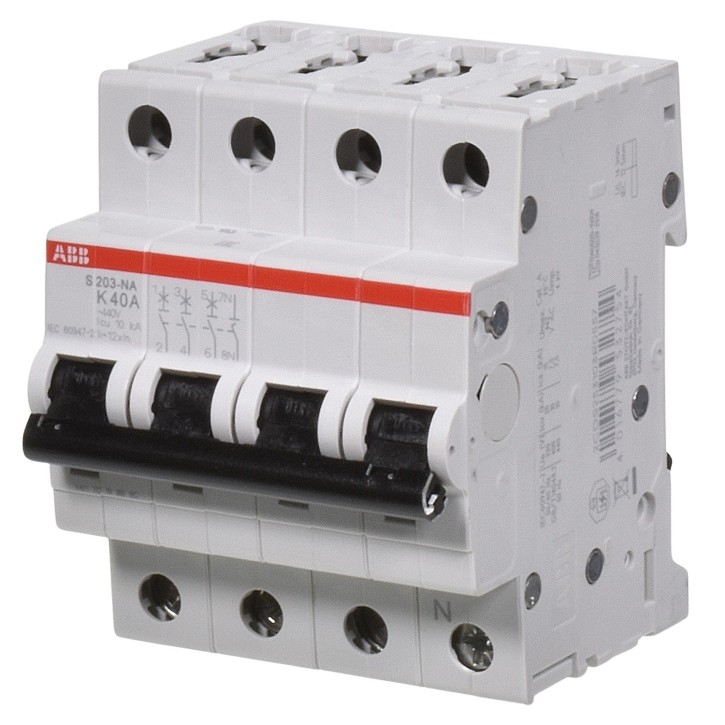 ABB S203-K40 NA Sicherungsautomat 4polig 2CDS253103R0557