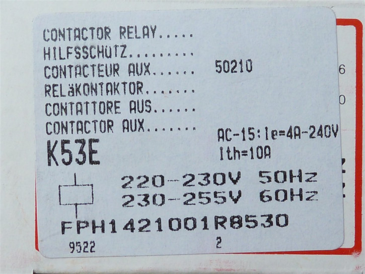 ABB K53E Hilfsschütz FPH1421001R8530