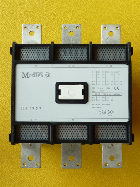 Moeller DIL13-22 Schütz 375KW Spule 220V Leistungsschütz