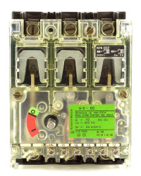 Moeller N6-63 + NHI002 Leistungstrenner Hauptschalter 3 polig 63A vorderseitige Schaltachse