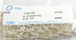 (Grundpreis 0,299€/Stk.) Vpe. 100 Stück EPIC H-D SCEG AG 0.14-0.5 Crimpkontakt 11241100