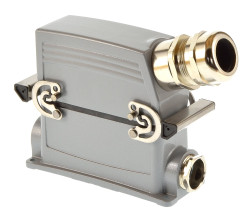 Harting / Weidmüller Steckverbindung 108 polig SBU-TSBU-M32-Lötkontakte Messingverschraubung / Rockstar 