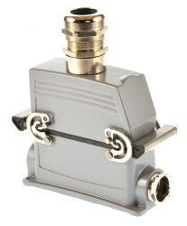 Harting / Weidmüller Steckverbindung 108 polig SBU-TOBU-PG29-Lötkontakte Messingverschraubung / Rockstar