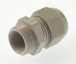(Grundpreis 0,745€/Stk.) Vpe. 20 Stück Kabelverschraubung PG11 lichtgrau Ral7035 5-10mm 