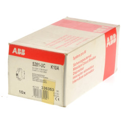 ABB S281-UC K10 Sicherungsautomat gebraucht GHS2810164R0427