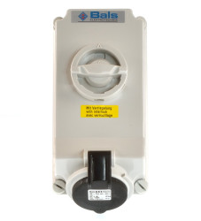Bals 16066 Wandsteckdose 32A 7h 4 polig abschaltbar 480-500V