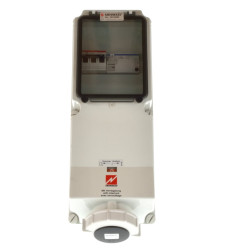 Mennekes 8916085 Wanddose mit Fi 63A 4P 7h 500V IP44 