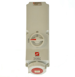 Mennekes 6216 AP Steckdose ip67 abschaltbar 32A 6h 5 polig / langes Gehäuse 