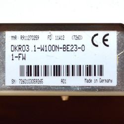 Rexroth Indramat DKR03.1-W100N-BE23-01-FW Servo Controller