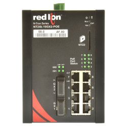RED LION NT24K-10GX2-SC-POE Ethernet Switch 