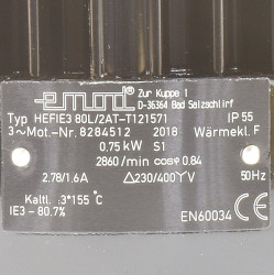 EMOD HEFIE3 80L/T121571 Drehstrommotor