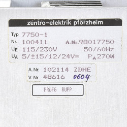 Siemens C79451-A3324-B61 NETZTEIL 230V-8A