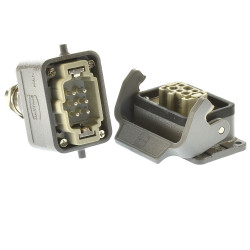 Harting Steckverbindung 6 polig AVLTOVLM20 SS MS