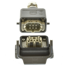 Harting Steckverbindung 6 polig AVLTOVLM20 SS MS