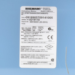 Rosemount 8705TSA040CEW1N0B3PD Durchflußmesser