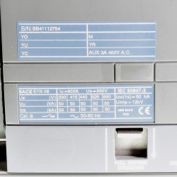 ABB SACE E1N08 PR122/P-LSI Leistungsschalter 3polig 800A
