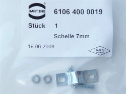 Harting 61064000019 Schelle 7mm für Schirmbügel