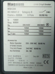 EATON Magnum MWIC6N Leistungsschalter 6300A 3 polig
