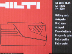 Hilti Akku LI-Ion B36 3.0  AH 418009 Akkupaket