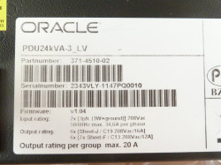 SUN/Oracle PDU XSR-24k-IEC309-4P Stromverteiler
